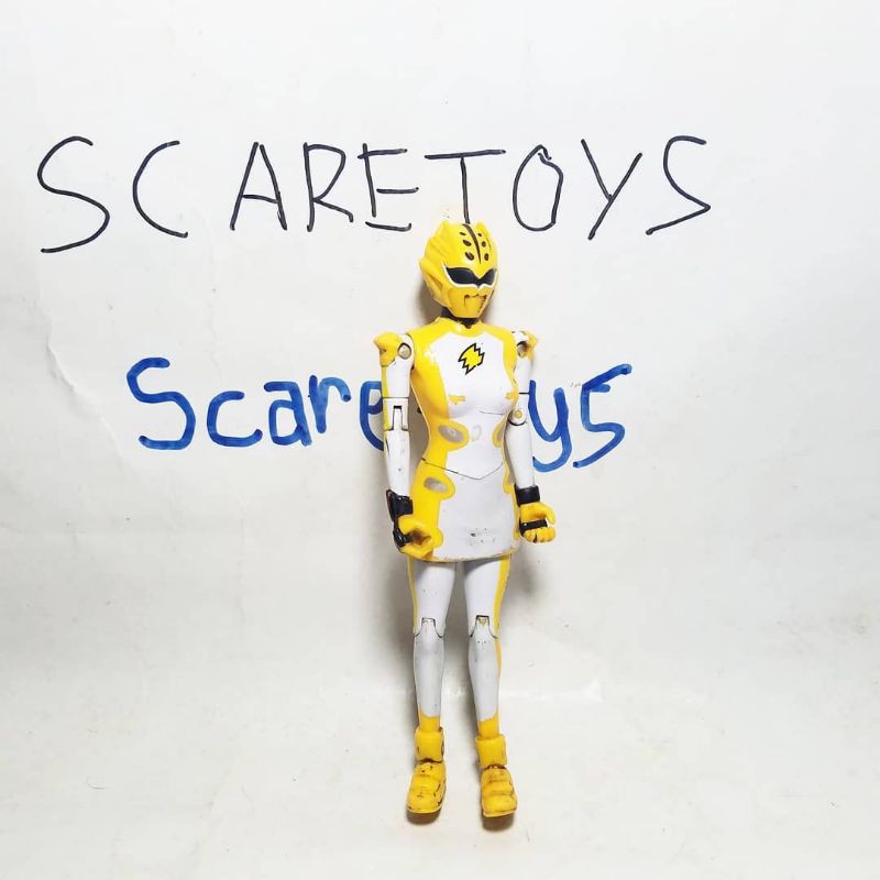 Power Rangers jungle fury jungle master cheetah ranger kuning - Gekiranger