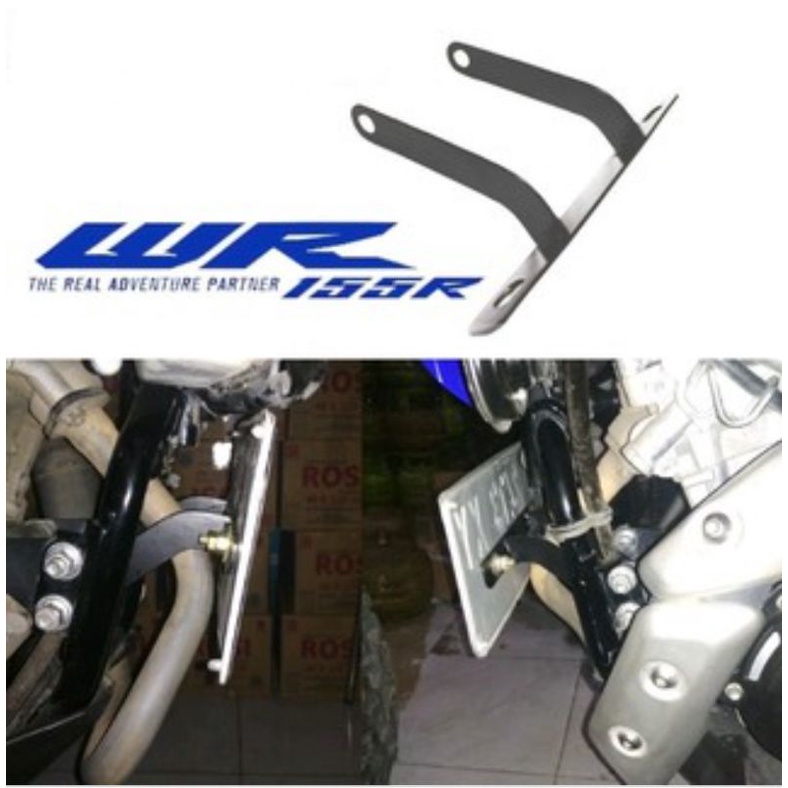 Dudukan plat no WR 155 R BRACKET PLAT NO DEPAN WR 155