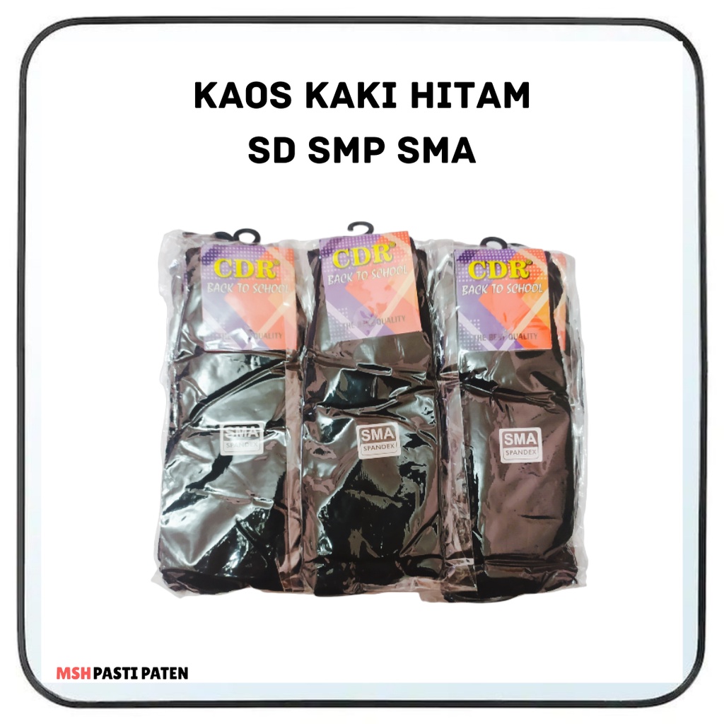 Kaos Kaki Fashion Unisex Wanita Pria Murah Kaus Polos Kaos kak Hitam Sd Smp Smai Ankle Socks Pendek