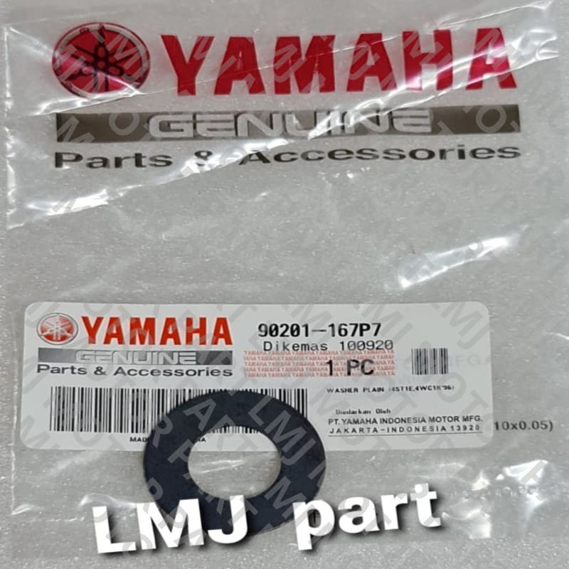 (100% ASLI ) WASHER RING MANGKOK GANDA OTOMATIS JUPITER Z 110 NEW 115 90201-167P7 Elegan