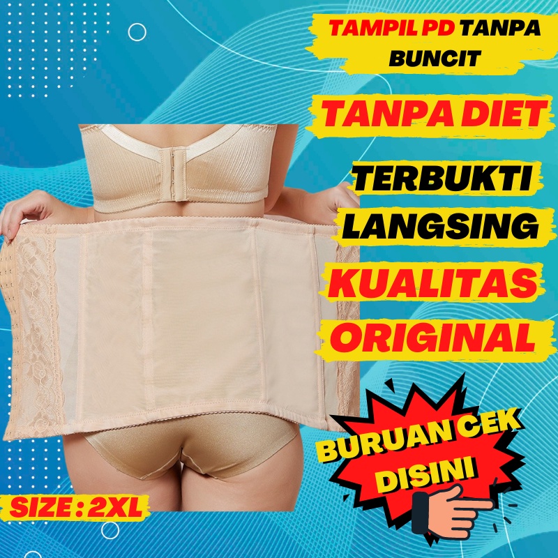 2XL Korset Kesehatan  Pembentuk Tubuh Pelangsing Korset Kesehatan  Pinggang C