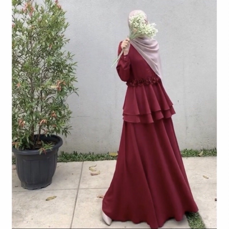 BEFAST - ZGW OOTD Wanita Setelan AIMA / Set Aryana / Setelan Muslimah / Setelan Kekinian ABG / Fashion Wanita Muslimah / Setelan Polos Casual / Set Kondangan / Keluaran Terbaru 2022 / Setelan Modern