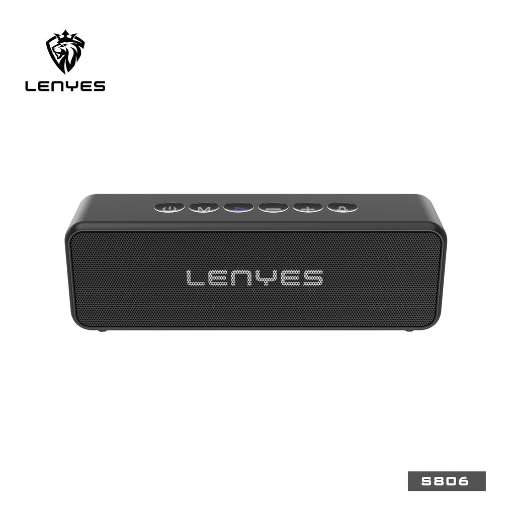 LENYES S806 Speaker Bluetooth waterproof ip67 outdoor wireless TWS HIFI SOUND voice assistant original