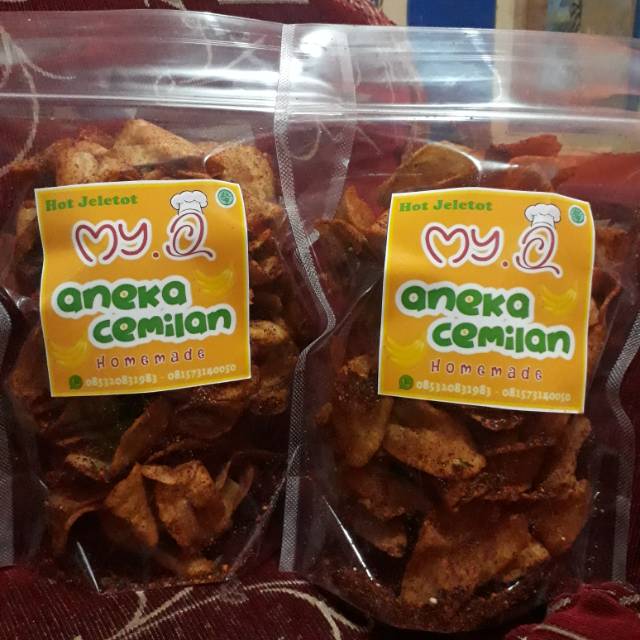 

Keripik pisang rasa hot jeletot