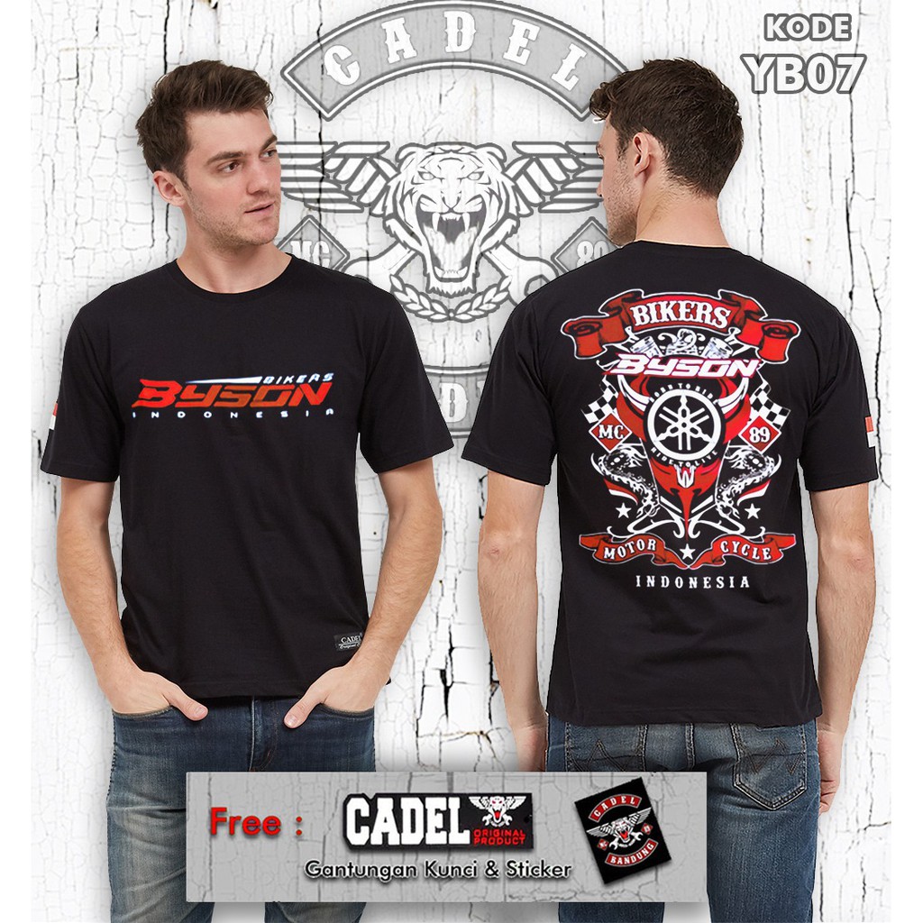 KAOS BYSON BAJU BYSON [YB08] TSHIRT DISTRO KAOS BIKERS YAMAHA BYSON BAJU MOTOR BYSON BISA (COD)