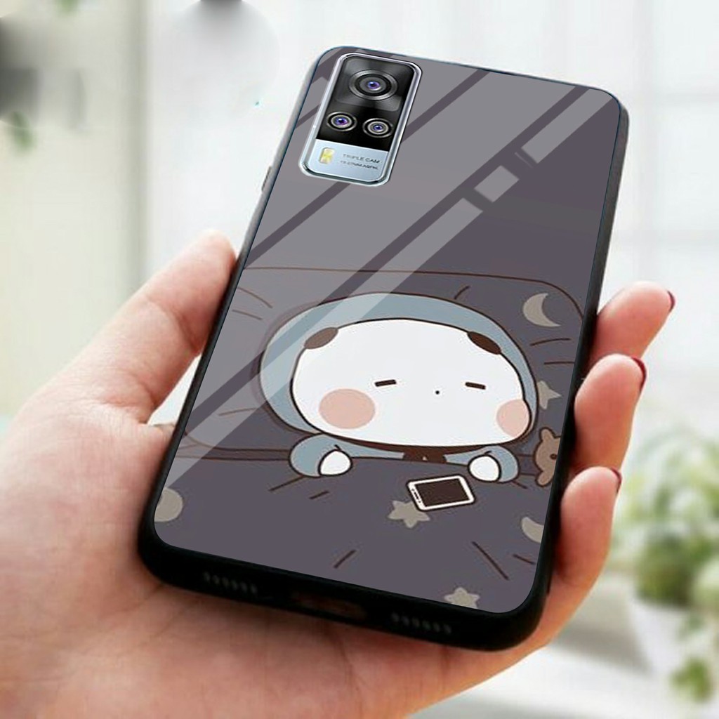 [CG222] Softcase Kaca Vivo Y51 2020 Y50 Y12 Y20S Y91 Z1PRO V5+ Y15 Y30 Y12S Y1S Y71 - Casing Hp Vivo-1