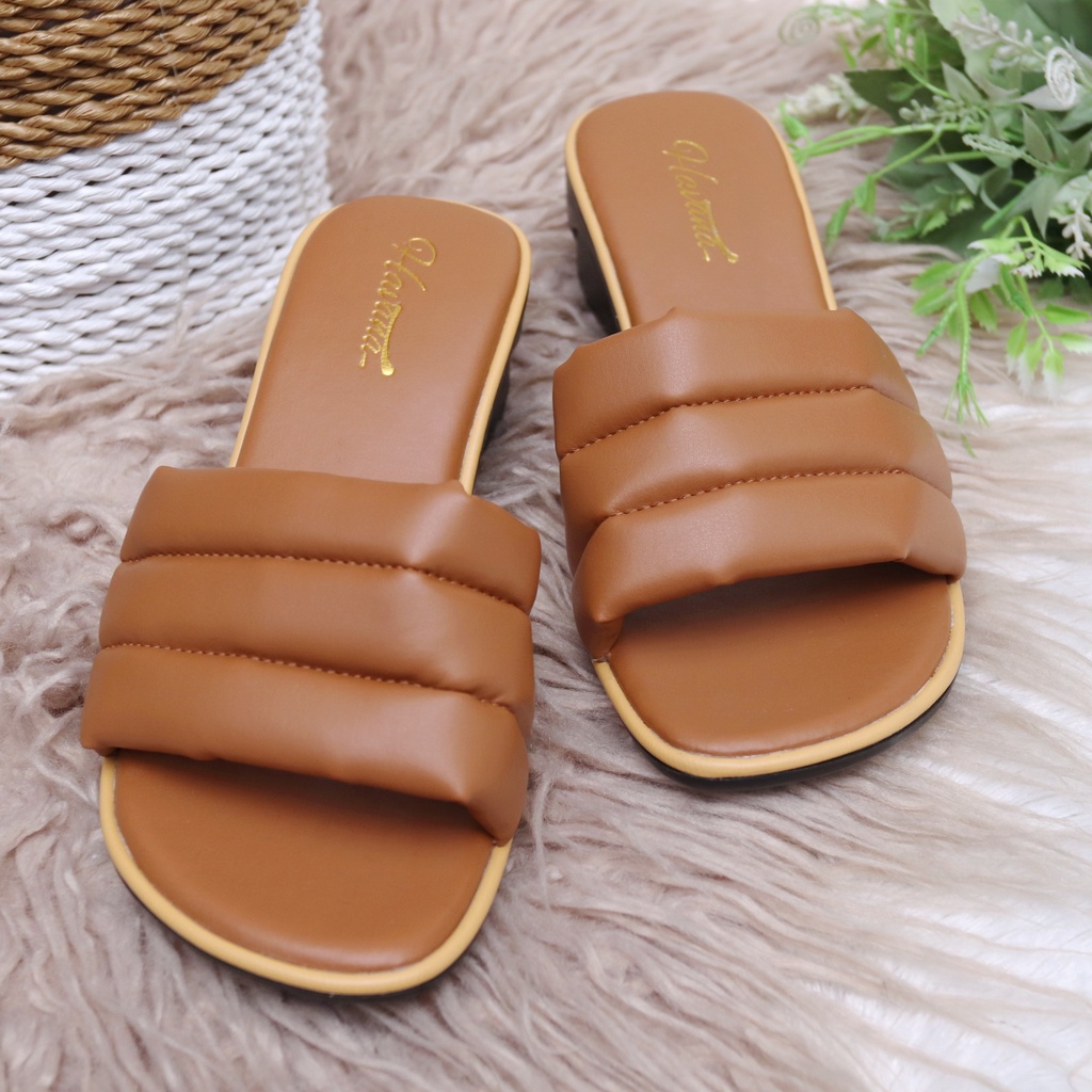 Sandal Wanita Heels Hak Tahu Sendal Cewek Havana Heels Hak Terbaru Heels Wanita Kekinian Sandal Wanita Terbaru