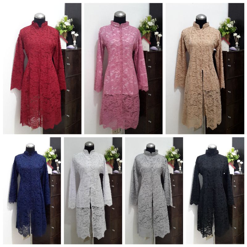 Kebaya Kerah Shanghai Kebaya Besan/ Baju Lebaran L XL XXL