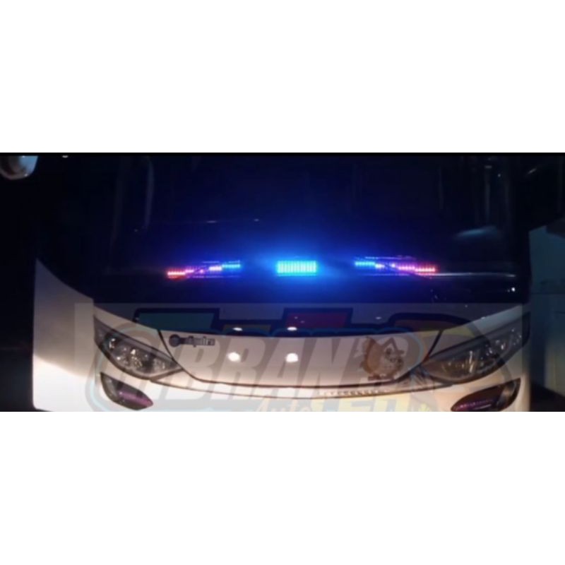 LAMPU STROBO WAVE MODE BENDERA 4BARIS 12V/24V