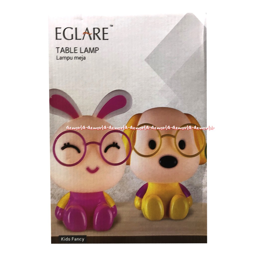 Eglare Table Lamp Lampu Meja Fancy Rabbit Bunny Doggy Unik lucu