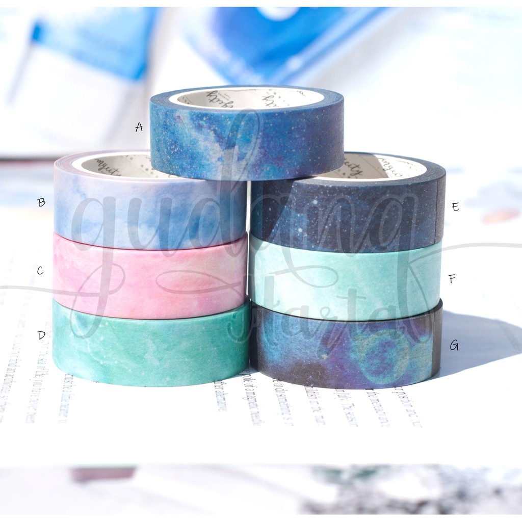 Masking Tape Motif Sky Selotip Motif Awan Langit Indah Isolasi GH 314002