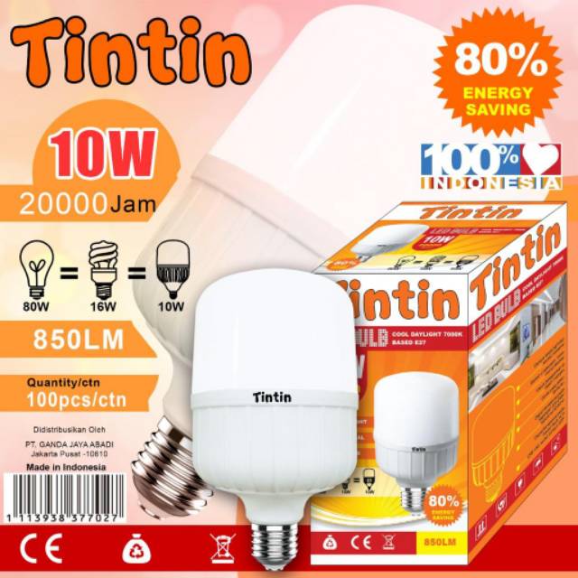 Lampu LED Capsule 5w/ 10w/ 15w/ 20w TinTin