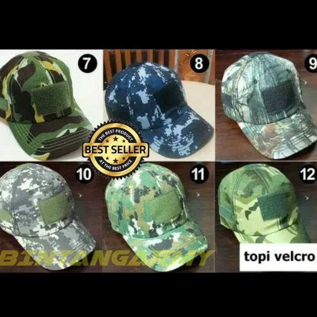 Promo Topi Patch Rubber Army