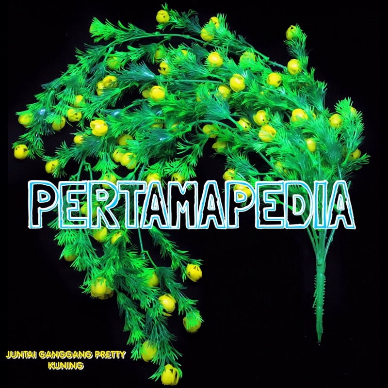 JUNTAI GANGGANG PRETTY PRITI/Bunga Plastik/Bunga Gantung/Bunga Hiasan/Bunga Dekorasi/Bunga Tempel-2