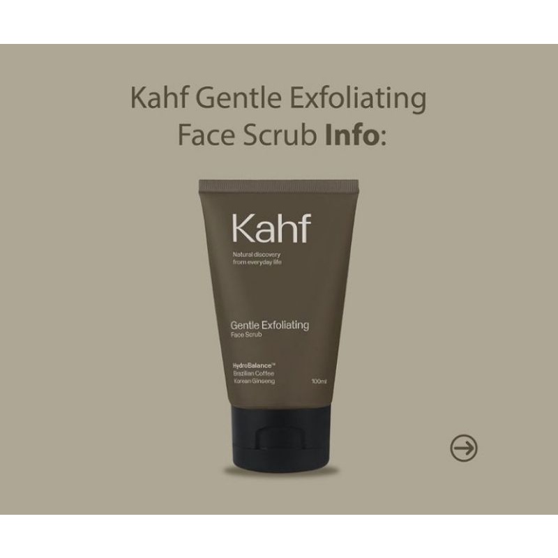 Kahf Gentle Exfoliating Face Scrub
