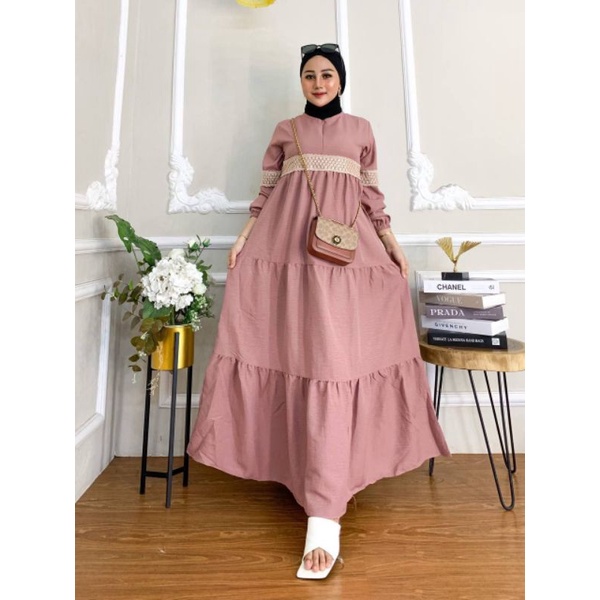 NEW SASMIRA DRESS CRINGKLE RENDA TERLARIS SAAT INI