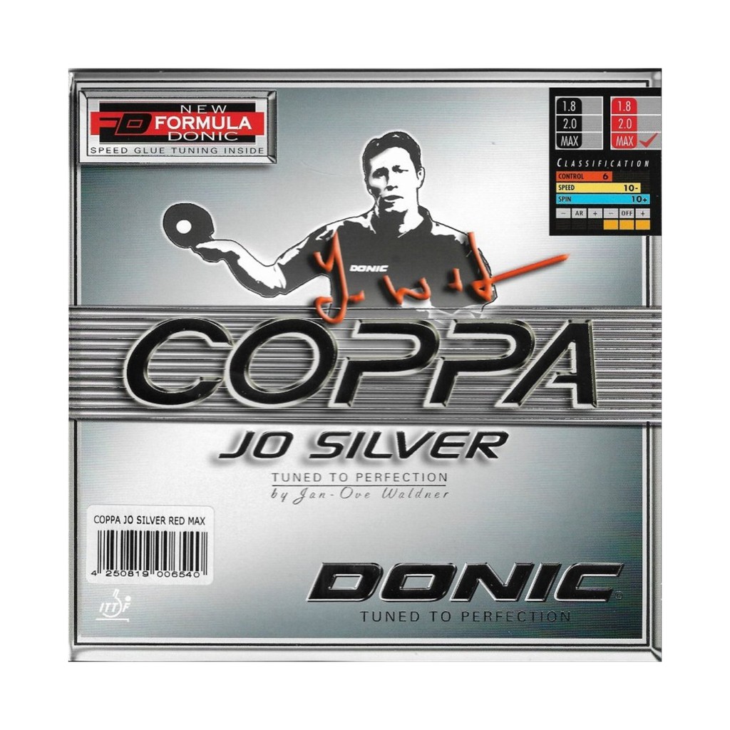 ag Coppa Jo Silver Donic data-mtsrclang=en-US href=# onclick=return false; 							show original title Details about   Table Tennis Pad COPPA JO Silver Donic 