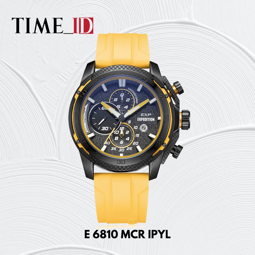 Jam Tangan Expedition E 6810 YELLOW RUBBER Pria