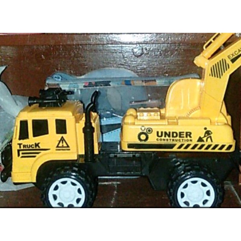 Mainan Truk Excavator Besar Mainan anak Mobil Konstruksi - Truk Bego
