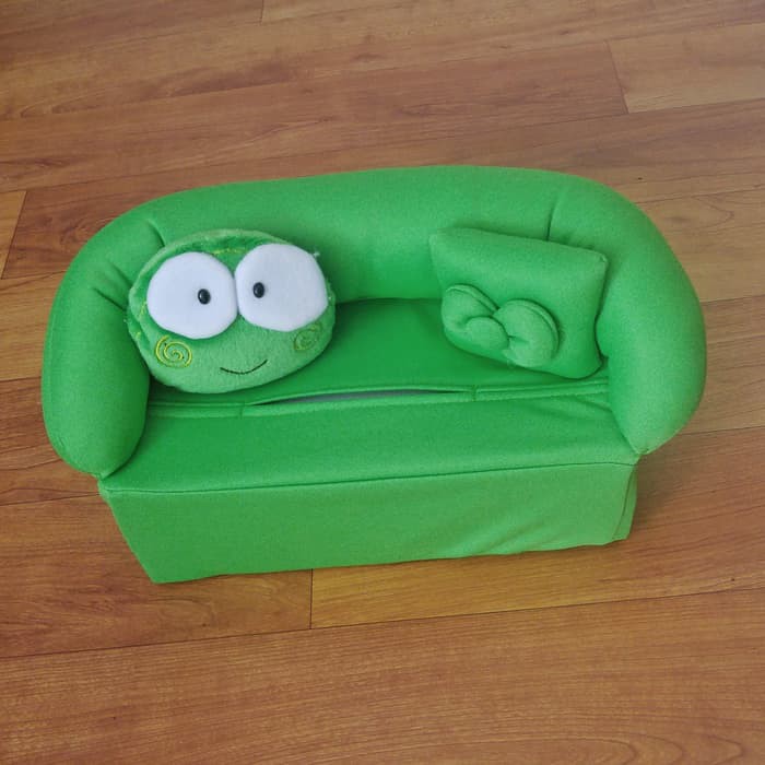 tempat tissue sofa keropi polos ( hk cover kulkas galon gorden mickey
