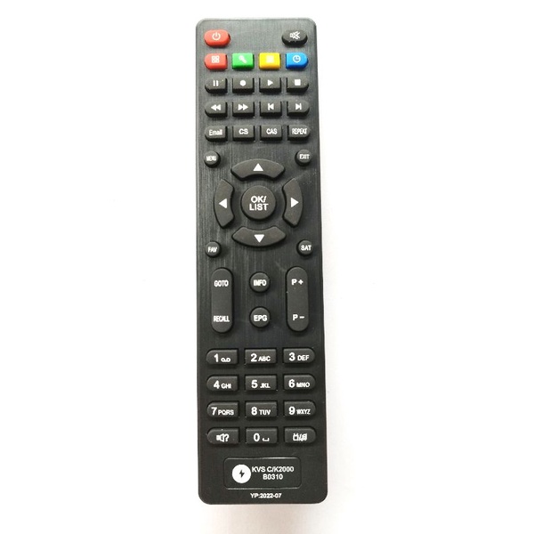 REMOT REMOTE RECEIVER PARABOLA K-VISION BROMO C2000 B0310 KUALITAS ORIGINAL KVISION