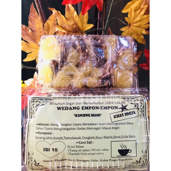 

Empon-empon ||wedang jamu herbal