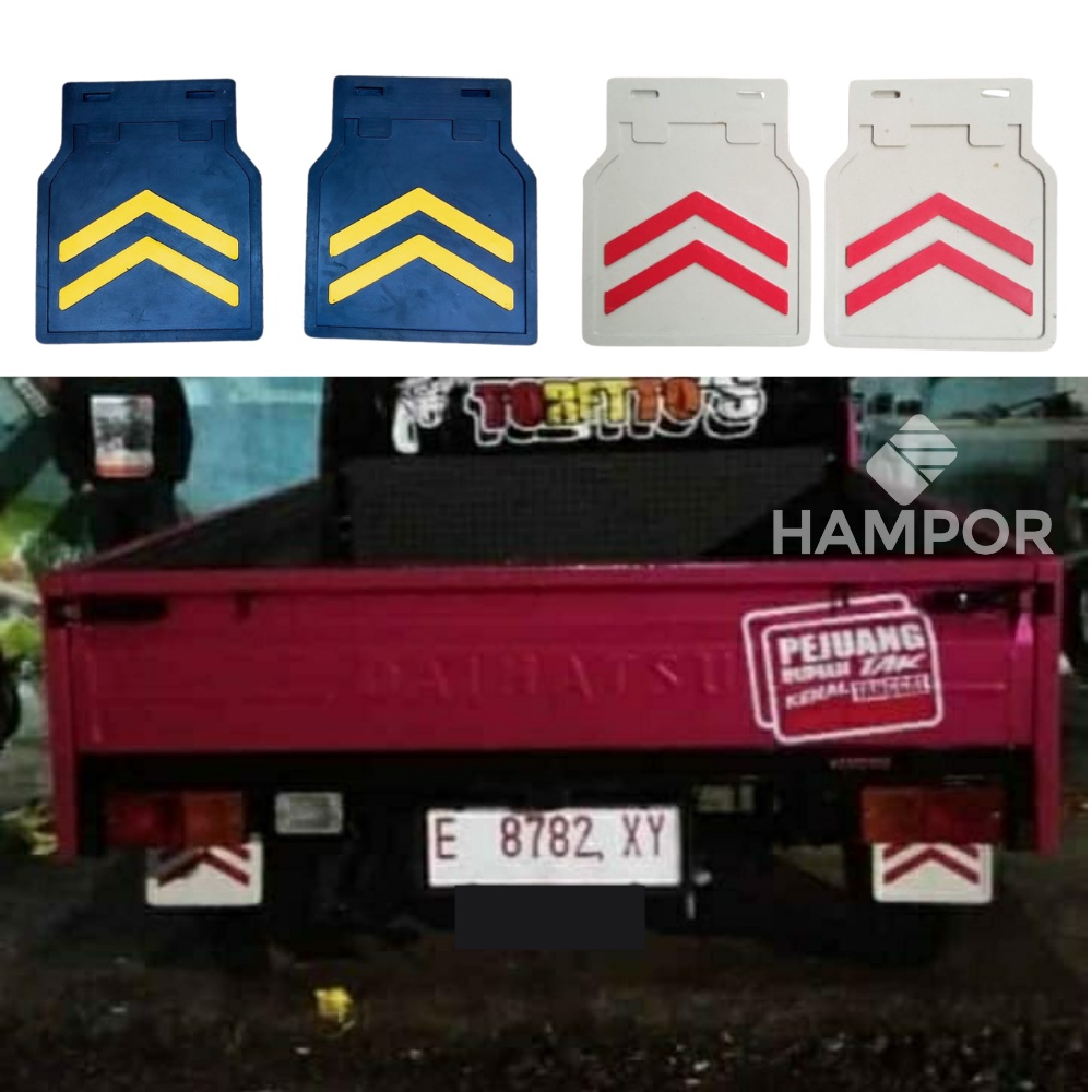 Mudguard Karpet Karet Lumpur Mobil PickUp Suzuki Carry Futura L300 Grand Max Variasi Universal