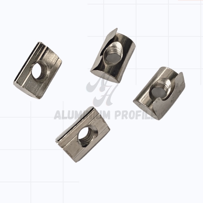 Nut With Spring M6/Subsquennut M6 40 Series/Nut Spring