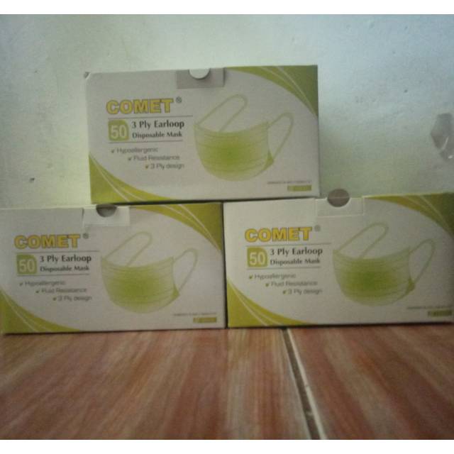 Masker comet 3 ply