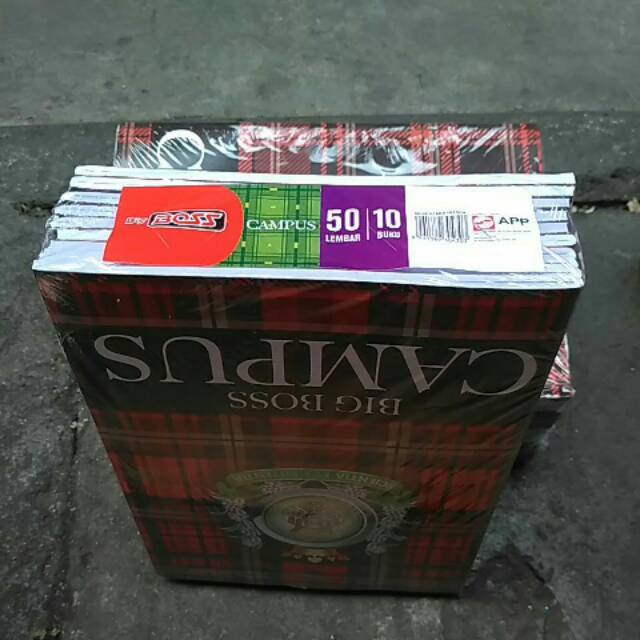 

Termurah !!!! Buku big boss campus 10buku x 50lembar