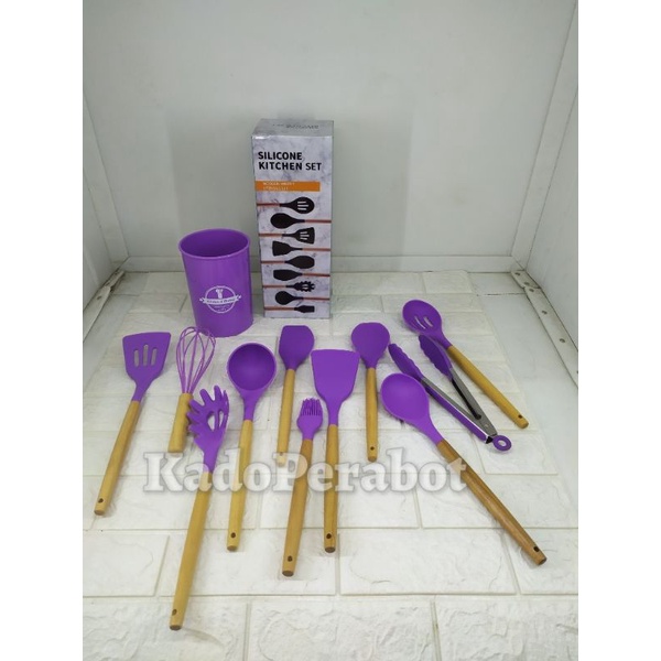 Spatula Set Alat Masak Aesthetic Spatula Masak Estetik Kado Alat Masak Sutil Spatula Masak isi 12Pcs Kado Pernikahan Cantik