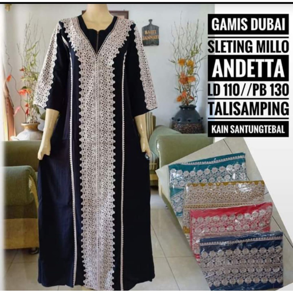 GROSIR GAMIS DUBAI ANDETTA