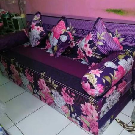 Cover Sofa Bed Inoac 200X180X20 - Maroon, Variasi Librevilleshop