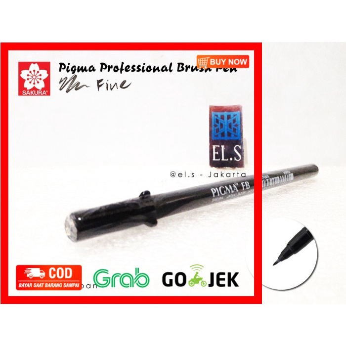 

(BISA COD) Sakura Pigma Professional Brush Pen Fine