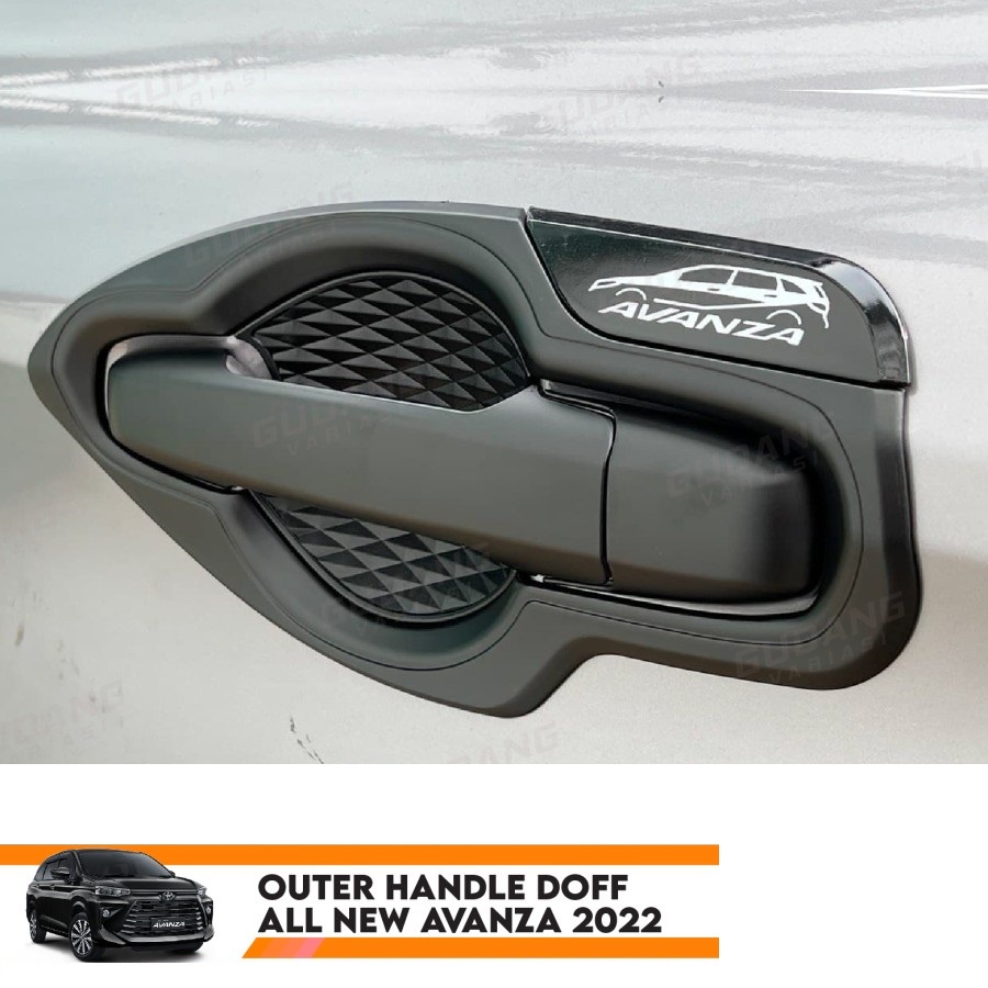 Outer + Cover Handle Avanza Black Doff 2022