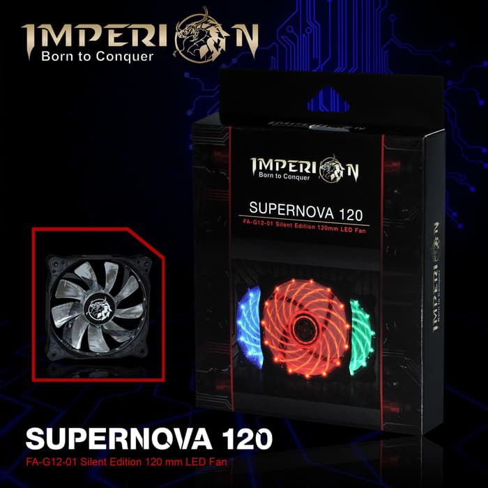 Imperion Fan Casing Supernova 120 Led Silent Edition