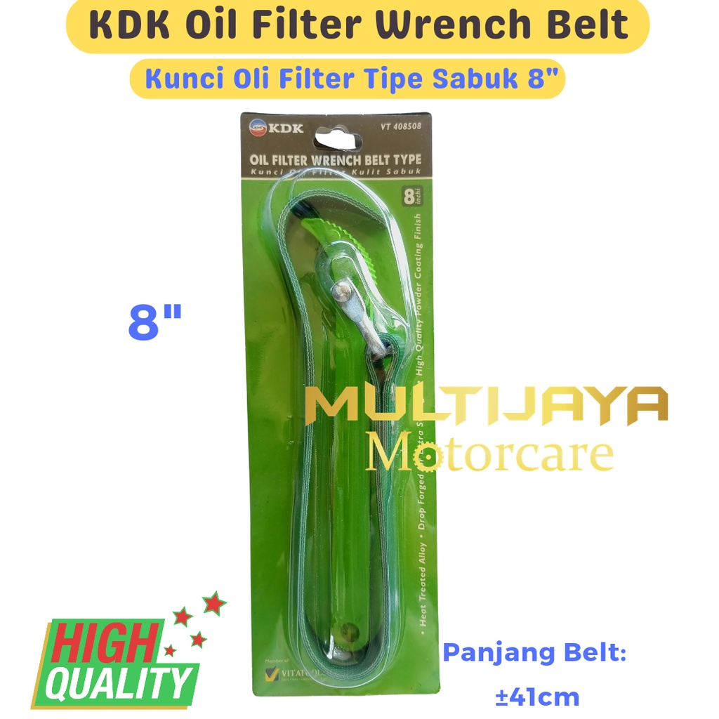 KDK Kunci Pembuka Filter Oli 8“ - Oil Filter Wrench 8 Inch High Quality