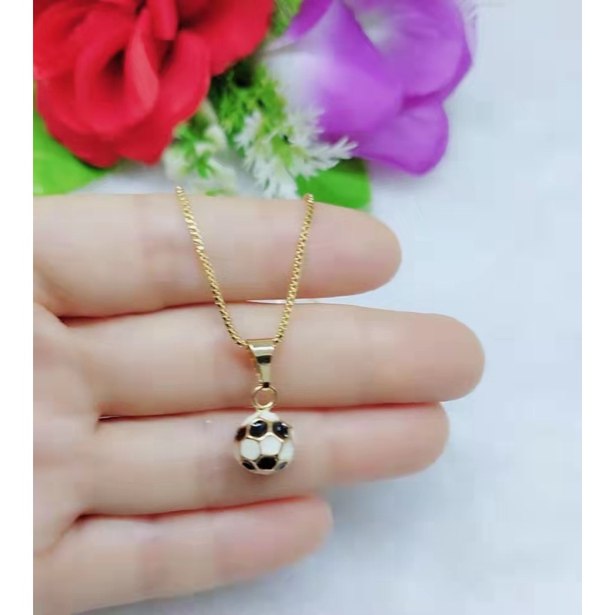 Kalung Xuping Bola Permata Hitam A,B