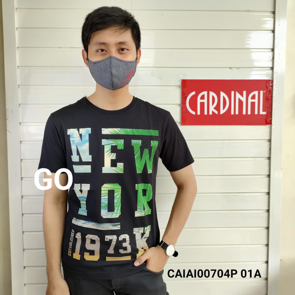 BB CARDINAL JEANS CE KAOS T-Shirt COWOK REGULER Kaos