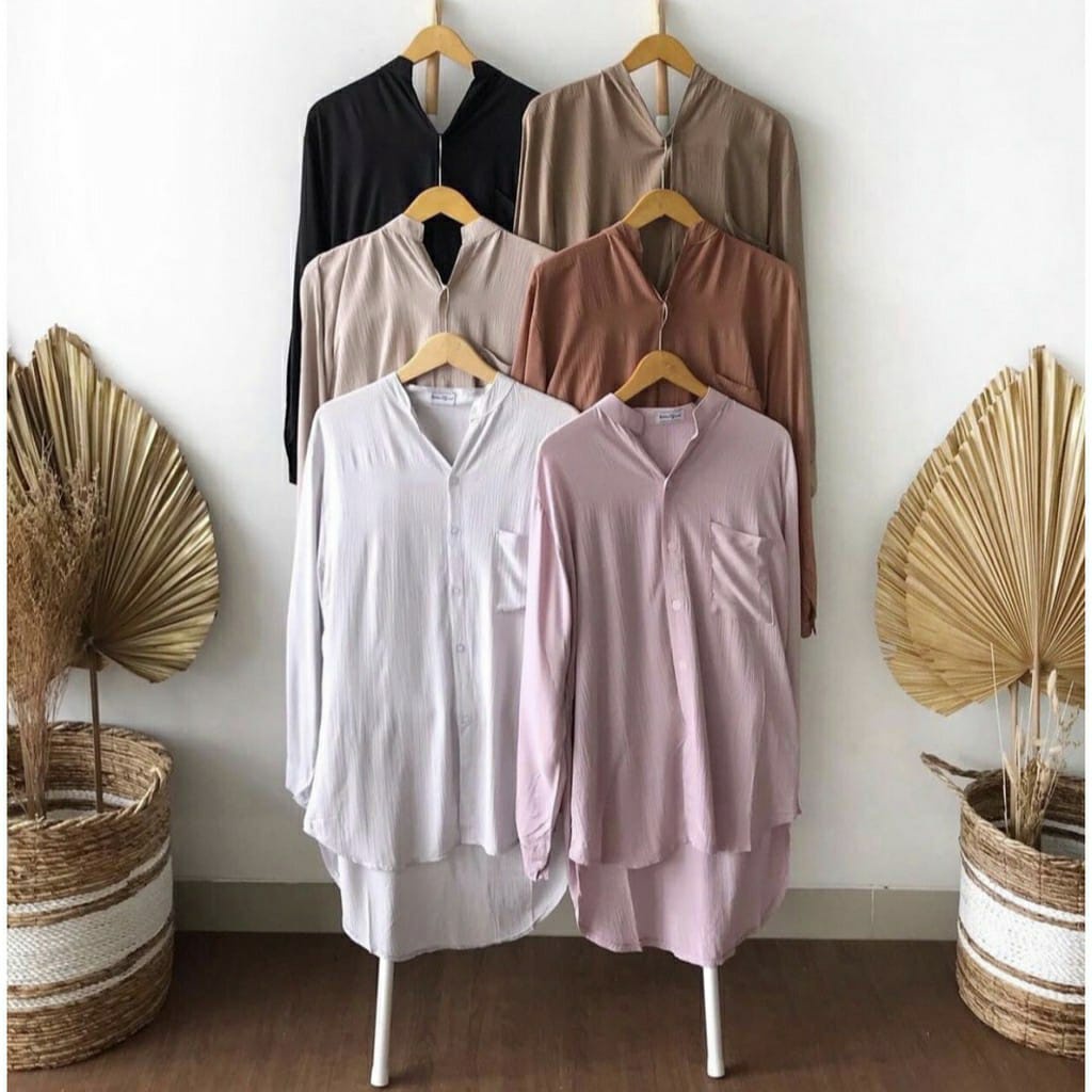 BEFAST - ZRD OOTD Wanita Blouse IQHA / MAY MIDI DRESS / Blouse Wanita Terbaru / Atasan Wanita / Blouse Kerja / Fashion Wanita Casual / Blouse lengan Panjang / Blouse kekinian Remaja