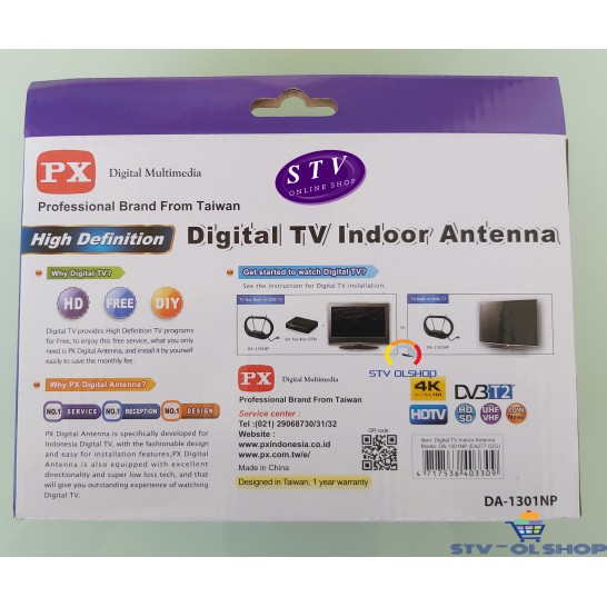 Antena TV Digital Indoor PX DA-1301 NP