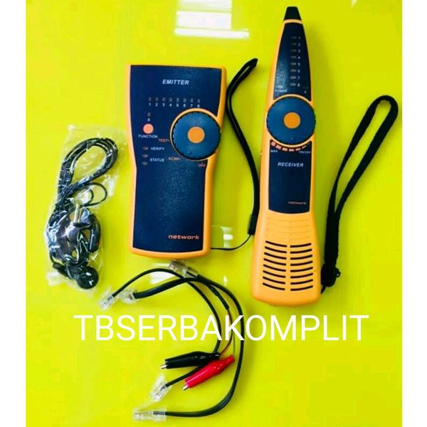 Cable Tester Merk Puneng PN-F Toon Ceker Network Intellitone Pro LAN Toner and Probe Kit MIRIP Fluke