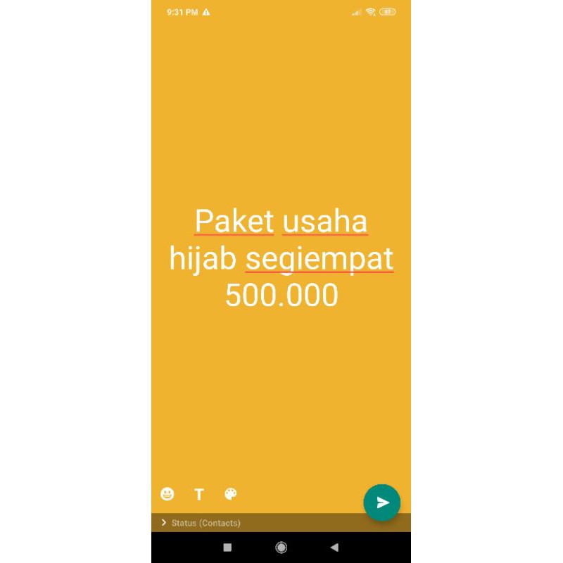 PAKET USAHA HIJAB SEGIEMPAT DAN INSTAN barang baru