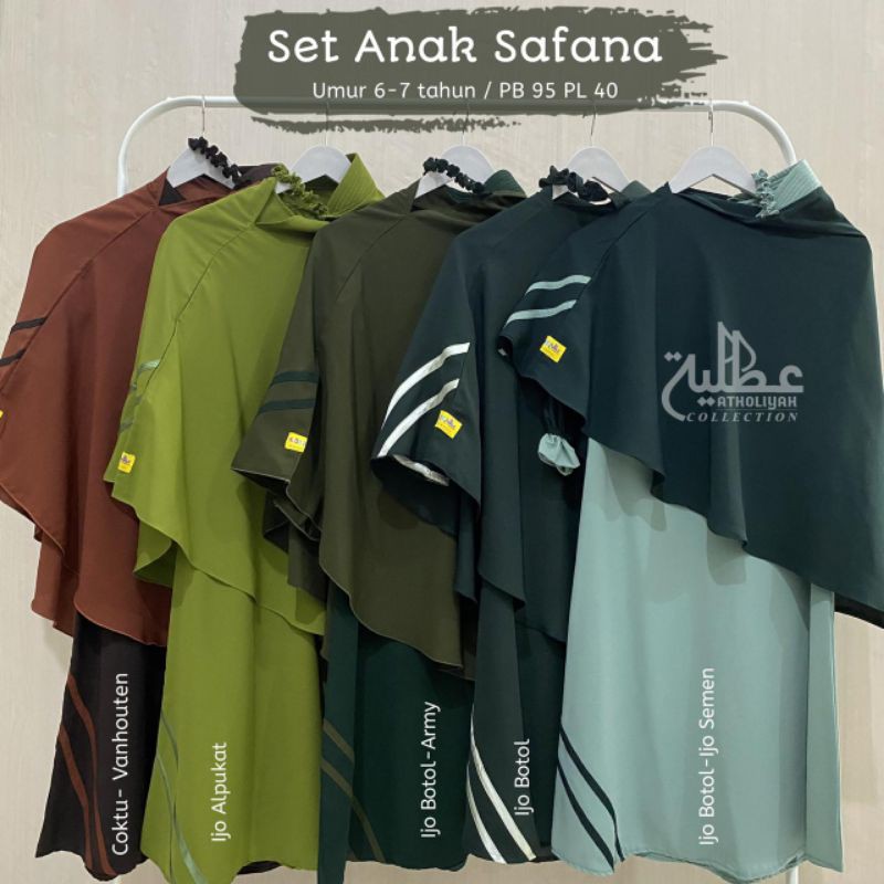 Set Anak Safana/ Gamis Bayi/ Gamis Set/ Gamis syari/Set Gamis Anak