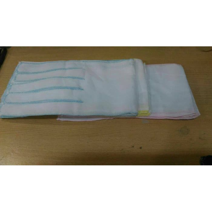 3 Pcs Gurita Bayi Tali /  Gurita Ikat Newborn Putih / Gurita Bayi Katun Tali