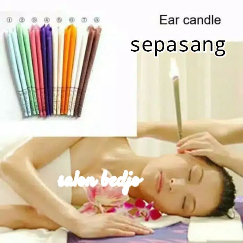 EAR CANDLE INDIAN original terompet SEPASANG(terapi telinga aroma terapi)