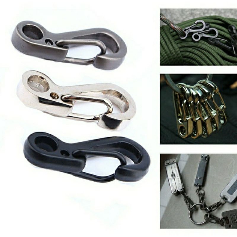 Carabiner mini gantungan tali masker quickdraw SF