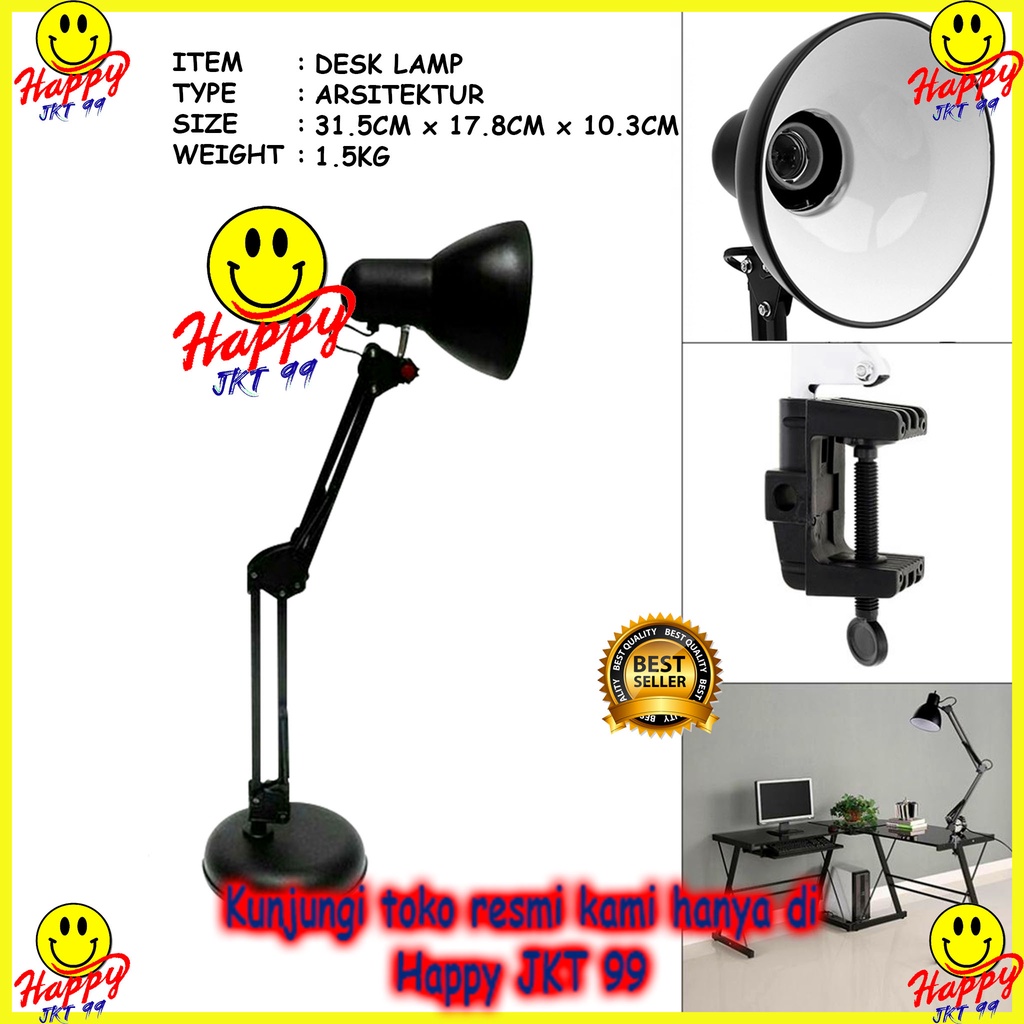 LAMPU BELAJAR ARSITEK LAMPU KERJA ARSITEK LAMPU MEJA DESK LAMP