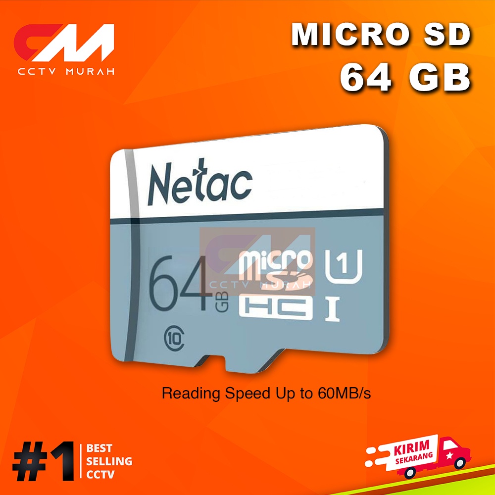 Micro SD NETAC 64 GB Class 10