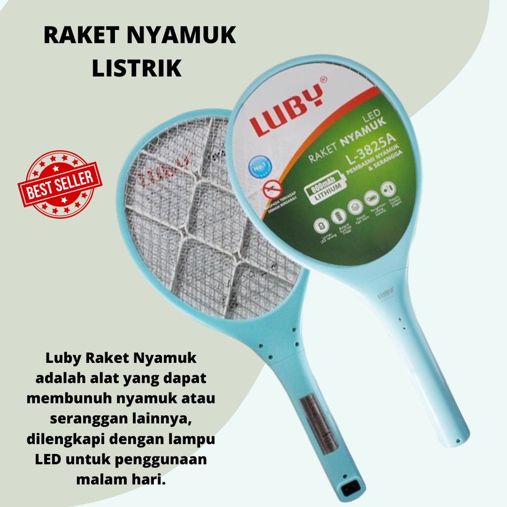 Jual Raket Nyamuk Setrum Listrik Pengusir Nyamuk / Raket Nyamuk